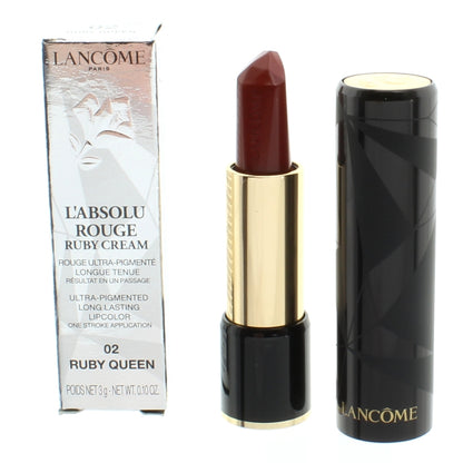 Lancome L'Absolu Rouge Ruby Cream Lipstick 02 Ruby Queen