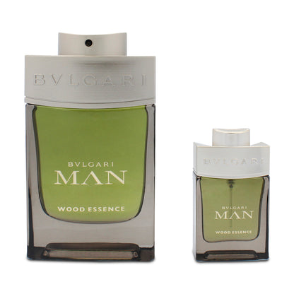 Bvlgari Man Wood Essence 100ml Eau De Parfum Gift Set