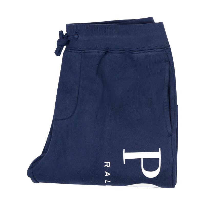 Ralph Lauren Polo Logo Spa Terry Boys Joggers Navy