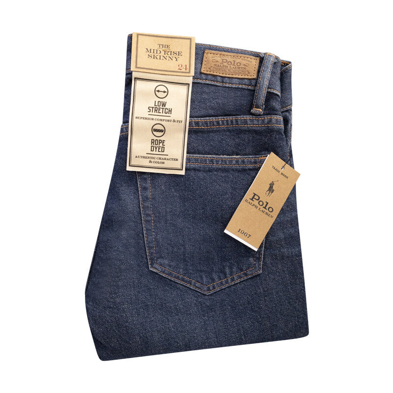 Ralph Lauren Skinny Jeans Women's Polo Mid Rise 24