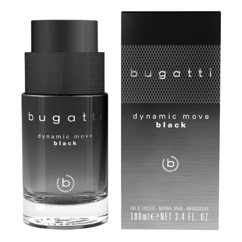 Bugatti Dynamic Move Black 100ml Eau De Toilette (Blemished Box)
