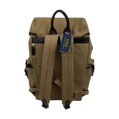 Ralph Lauren Polo Backpack | Tan/Dark Brown