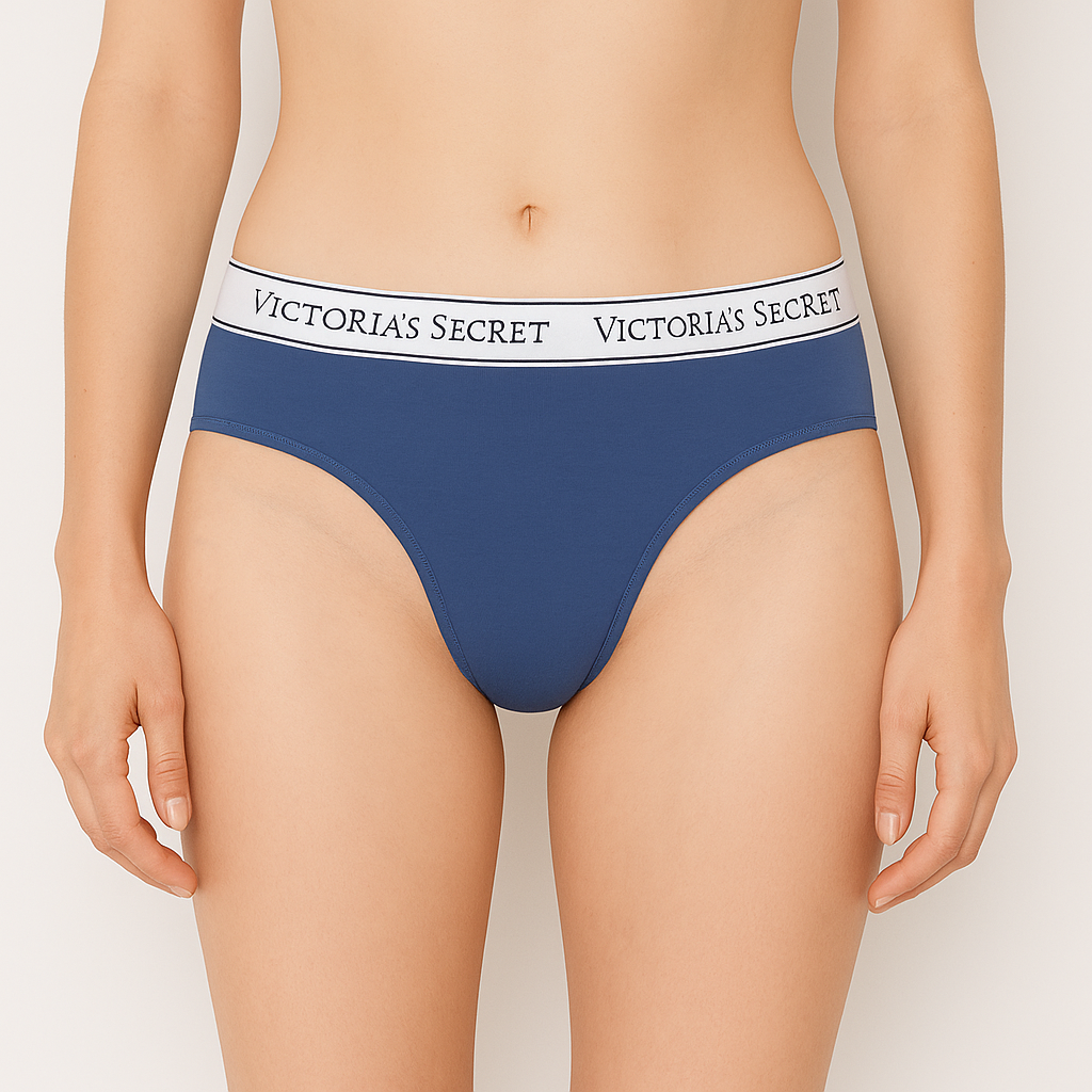 Victoria's Secret Stretch Cotton Logo Hipster Knickers