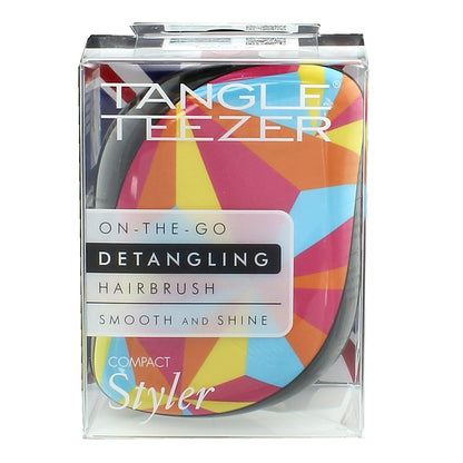 Tangle Teezer On The Go Detangling Compact Styler Hair Brush - Abstract Pattern