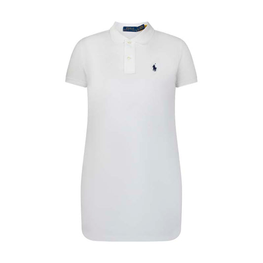 Ralph Lauren Polo Dress | Cotton Mesh | White