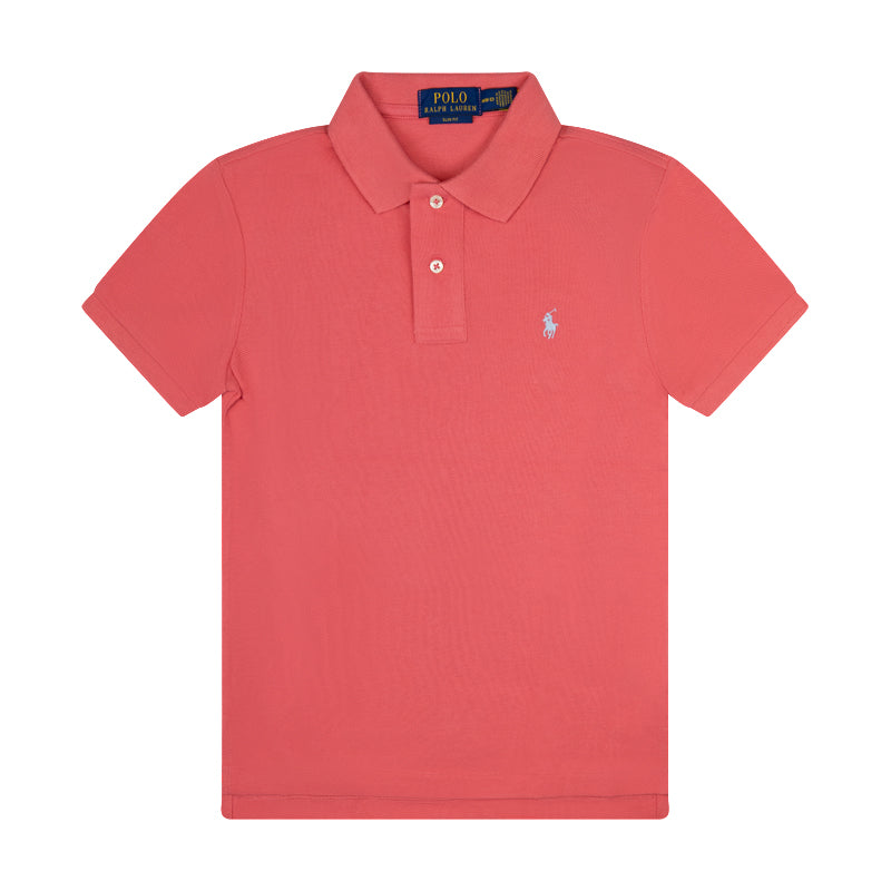 Ralph Lauren Boys Slim Fit Polo | Red