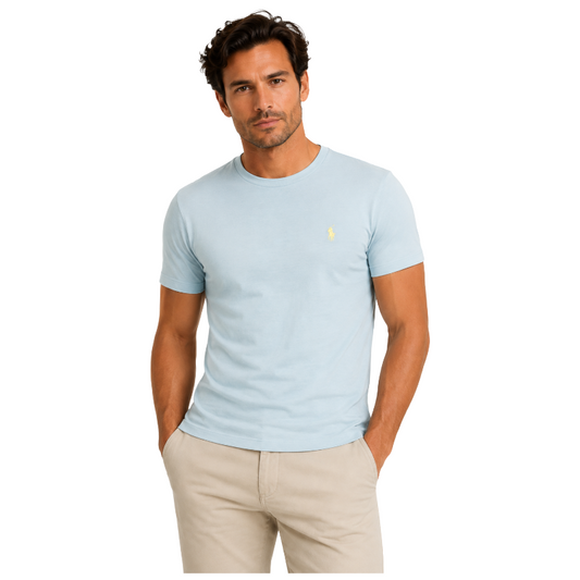 Ralph Lauren Polo Men's Custom Slim Fit T-Shirt Blue