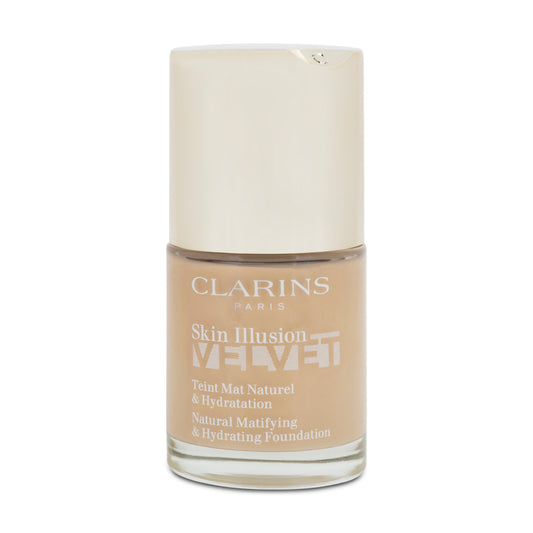 Clarins Skin Illusion Velvet Foundation 109C 30ml (Blemished Box)