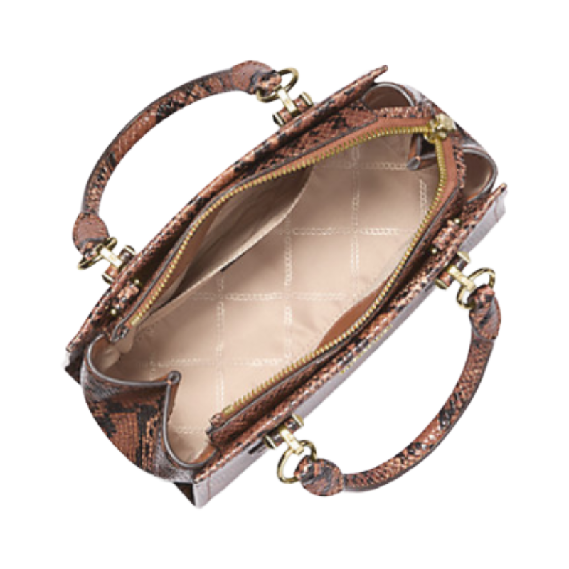 Michael Kors Marilyn Small Snake Embossed Leather Crossbody Bag