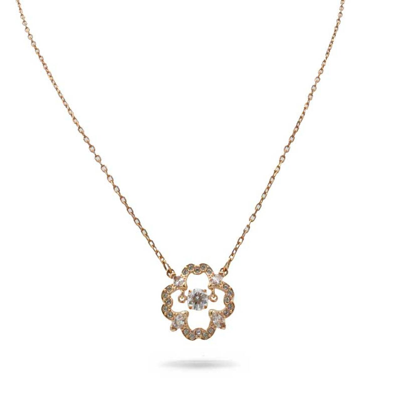 Swarovski Sparkling Dance Flower Necklace & Earring Set 5408439