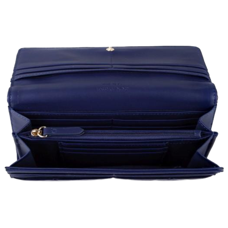 Valentino Ocarina X-Large Dark Blue Wallet Women's 