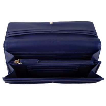 Valentino Ocarina X-Large Dark Blue Wallet Women's 