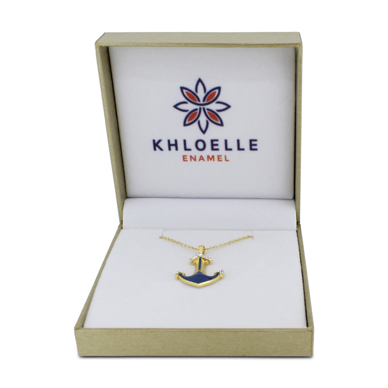 Khloelle Gold Necklace Anchor LC0070848