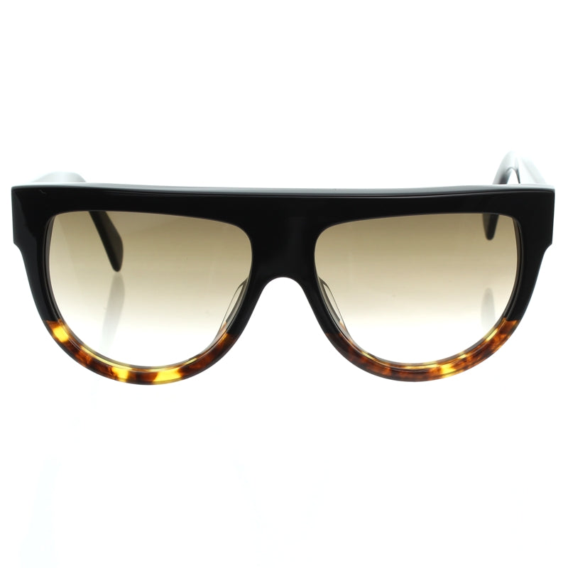 Celine Dark Havana Shadow Ladies Sunglasses CL 41026/S FU5