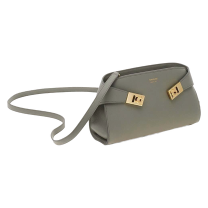 Salvatore Ferragamo Hug Shoulder Bag Small Grey