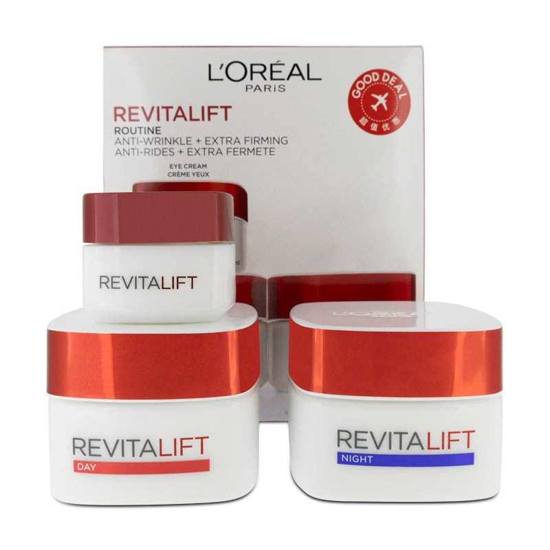 L'Oreal Revitalift Anti Wrinkle Extra Firming Skincare Set (Blemished Box)