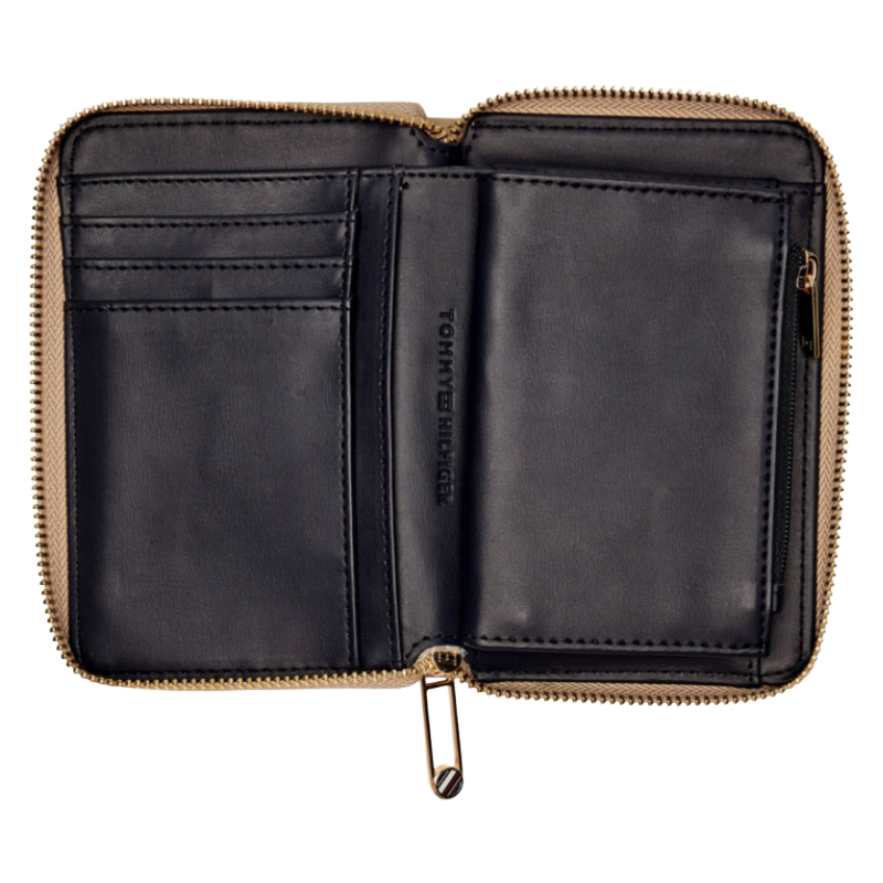 Tommy Hilfiger Jaquard Purse Medium Beige Women's