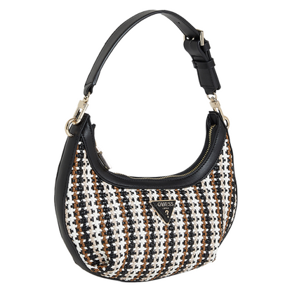 Guess Handbag Black/Multi With Wallet & Pouch WG920412 