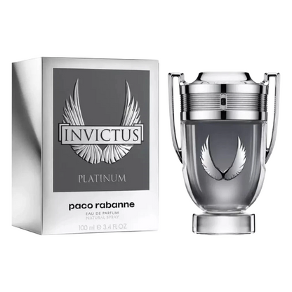 Paco Rabanne Invictus Platinum 100ml Eau De Parfum (Blemished Box)