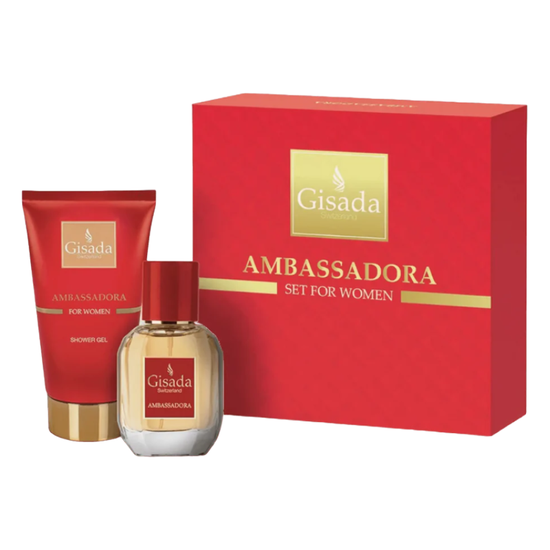 Gisada Ambassadora Set For Women 50ml EDP & 100ml Shower Gel