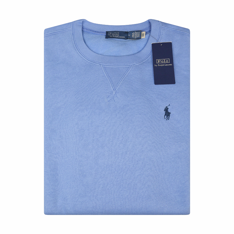 Ralph Lauren Fleece Crew Neck Sweatshirt Summer Blue Women's