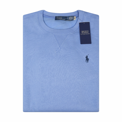 Ralph Lauren Fleece Crew Neck Sweatshirt Summer Blue Women's