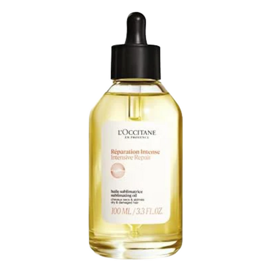 L'Occitane Intense Repair Sublimating Hair Oil 100ml (Blemished Box)