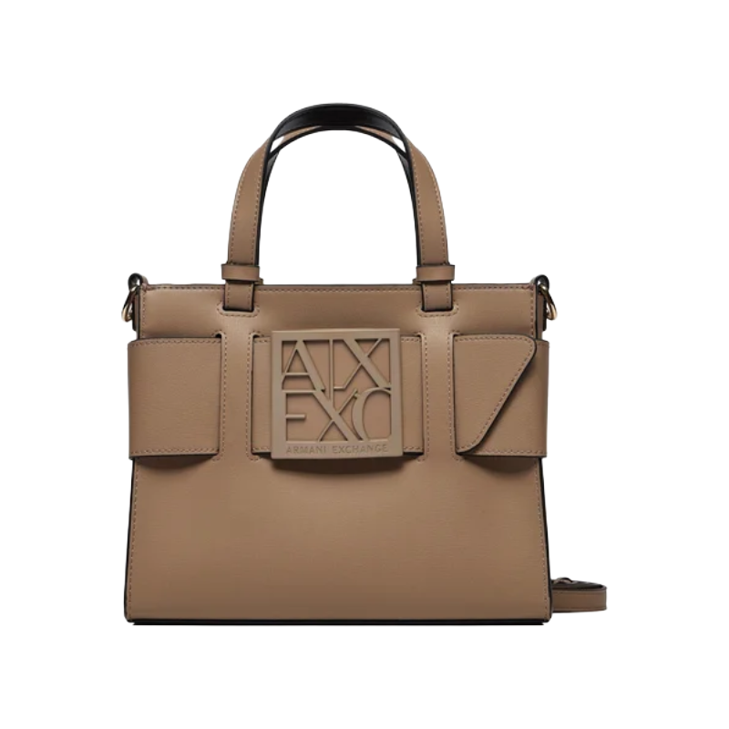 Armani Exchange Medium Shopping Tote Bag Brown 0A874Armani Exchange Medium Shopping Tote Bag Brown 0A874