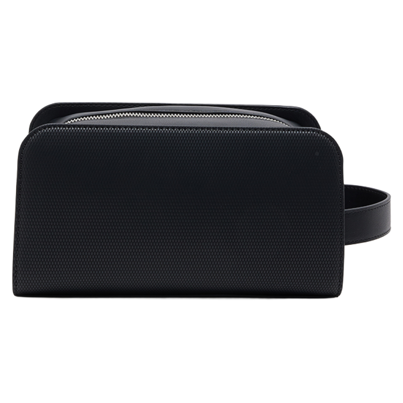 Tommy Hilfiger Men's Textured Black Toiletry Washbag