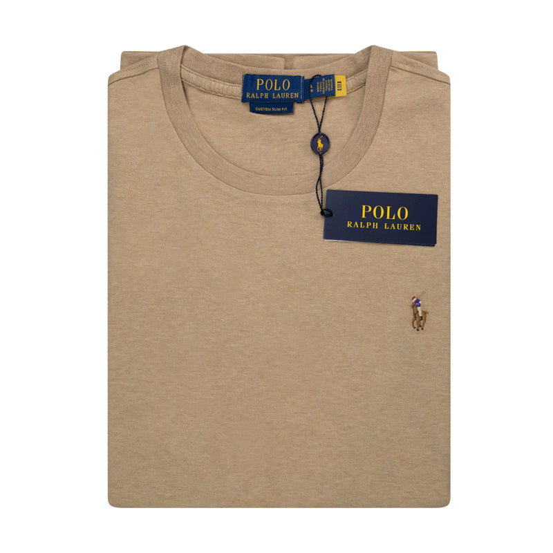 Ralph Lauren Polo Custom Slim T-Shirt | Camel