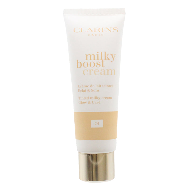 Clarins Milky Boost Cream Tinted Glow & Care 01 45ml (Blemished Box)