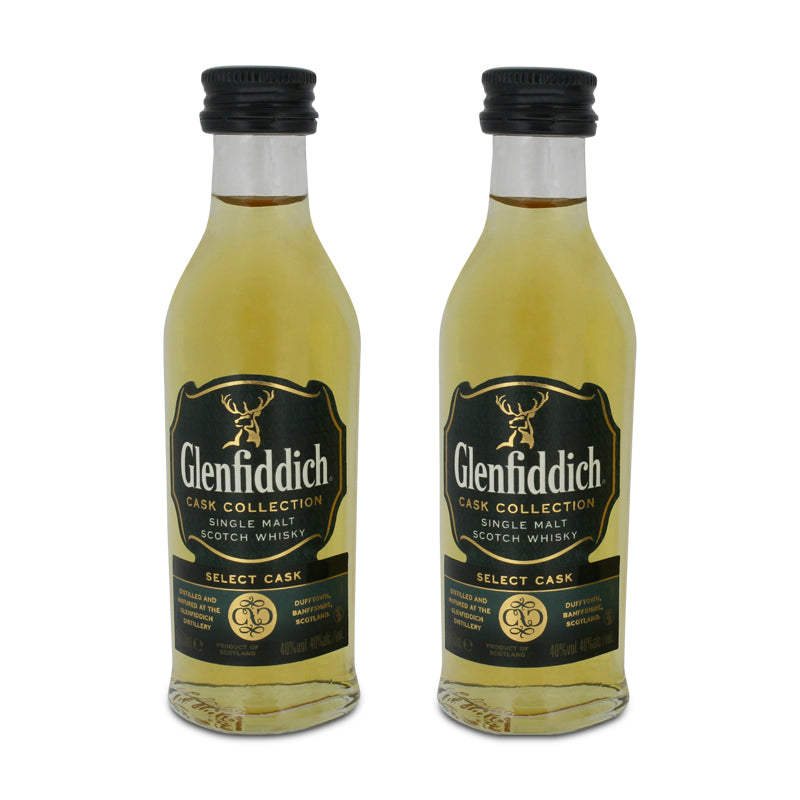 Glenfiddich Cask Collection Single Malt Scotch Whisky 2 x 50ml