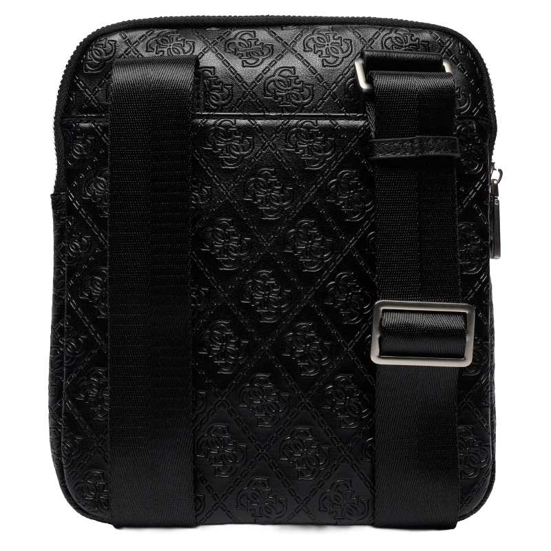 Guess Milano Crossbody Bag Flat Pouch Black 