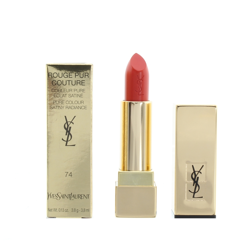 Yves Saint Laurent Rouge Pur Couture Lipstick 74 Orange Electro