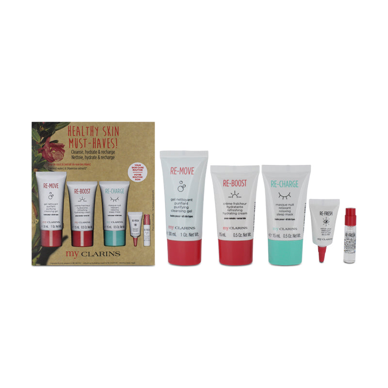 Clarins Healthy Skin Must-Haves Skincare Routine Set