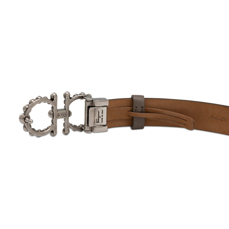 Salvatore Ferragamo Adjustable Belt Brown Women's Size 80