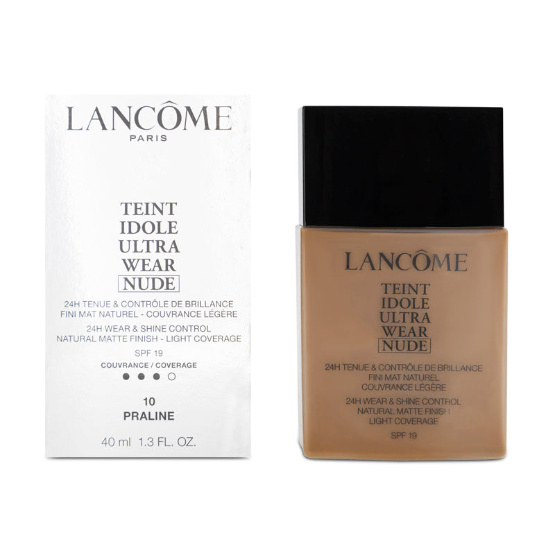 Lancome Teint Idole Ultra Wear Nude Foundation 10 Praline SPF 19 40ml