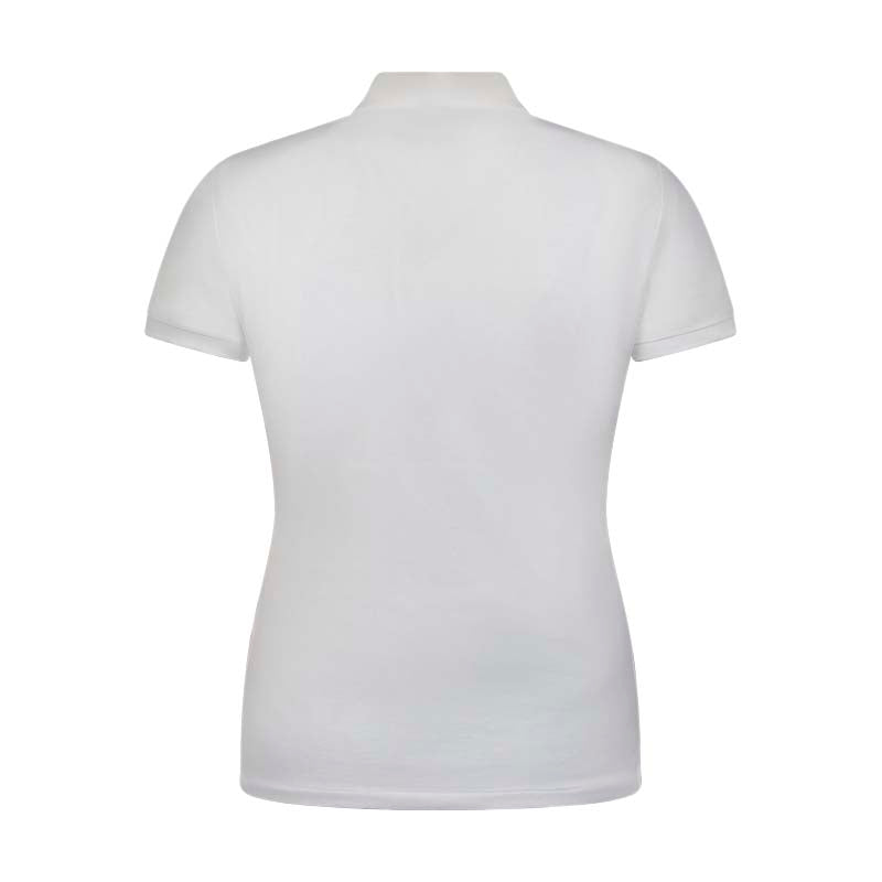 Ralph Lauren Polo Women's Slim Fit Mesh Polo Shirt White