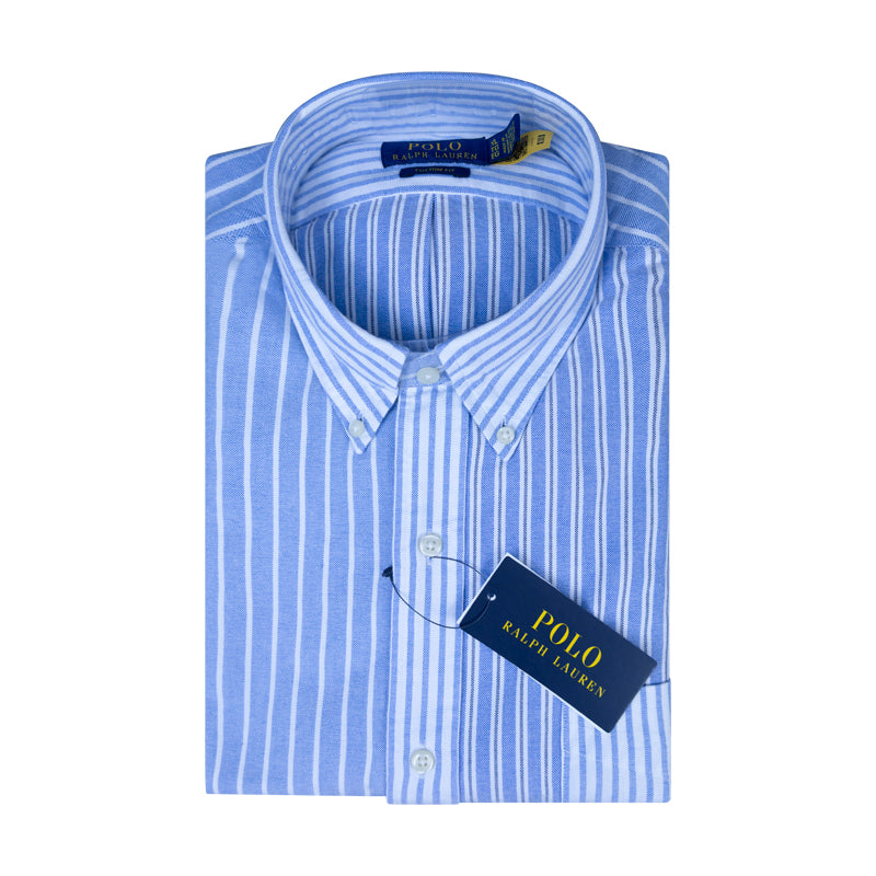 Ralph Lauren Polo Custom Fit Striped Shirt Blue/White