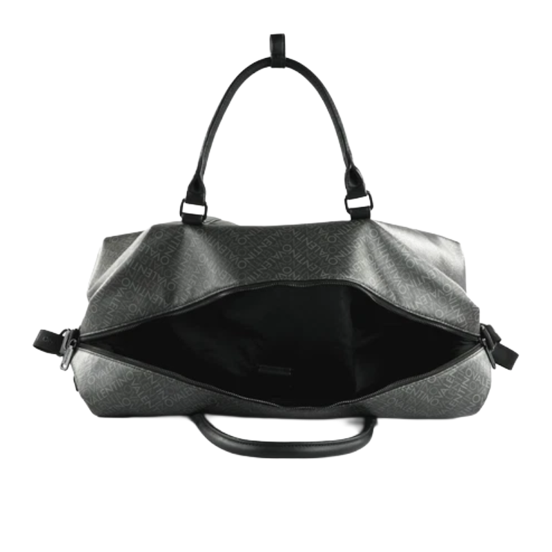 Mario Valentino Tyrone Large Duffel Weekend Bag Black