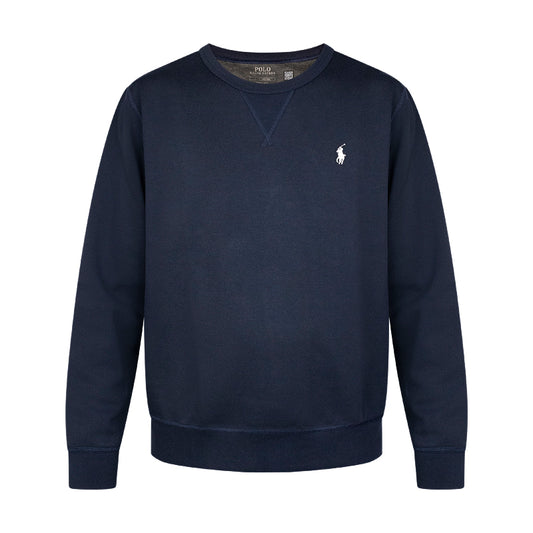 Ralph Lauren Polo Double Knit Sweatshirt Aviator Navy Blue