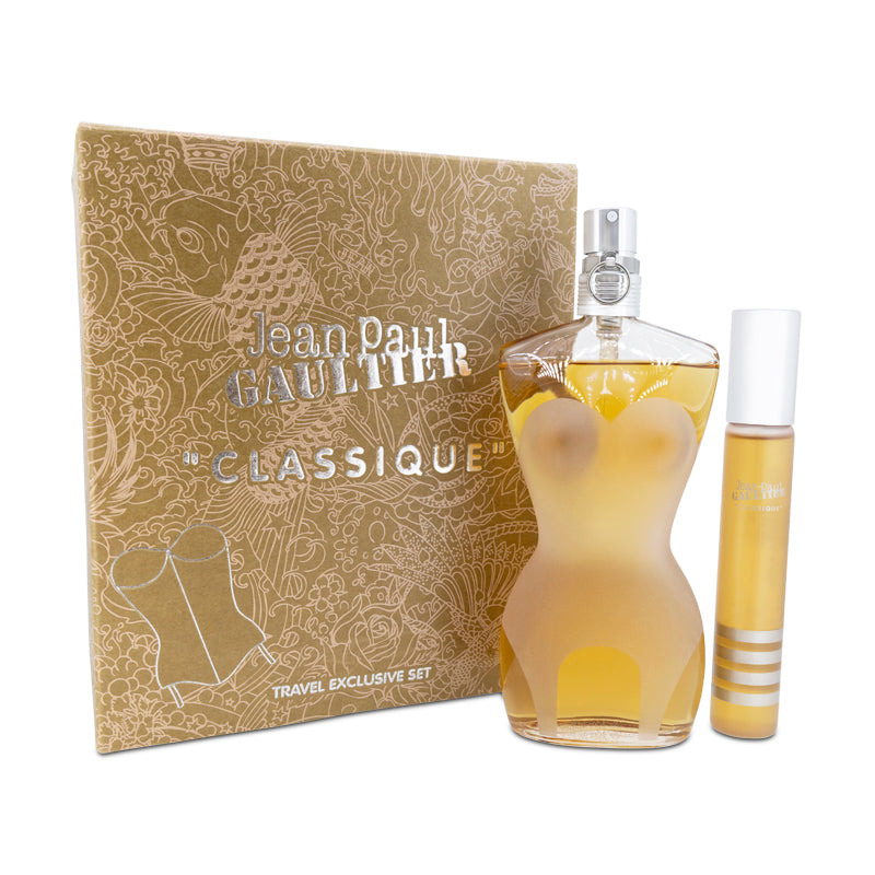 Jean Paul Gaultier Classique Travel Exclusive Set 100ml Eau De Toilette & 20ml Eau De Toilette (Blemished Box)