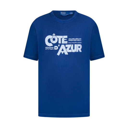 Ralph Lauren Classic Fit Cote D'Azur Cotton T-Shirt Blue