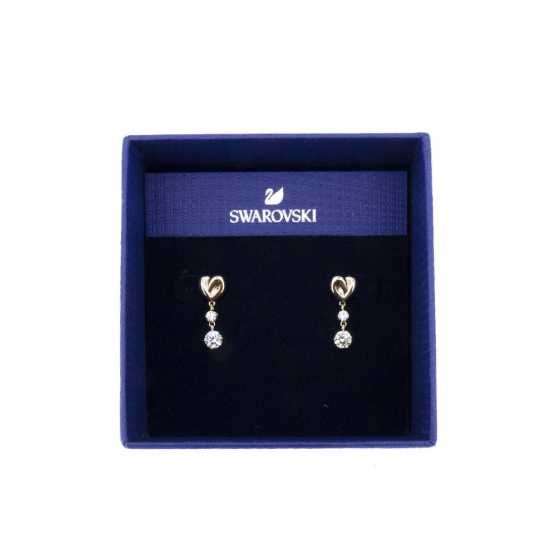 Swarovski Lifelong Heart Drop Earrings 