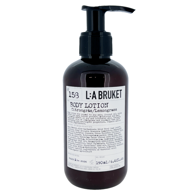 L:A Bruket No.158 Body Lotion Lemongrass 190ml