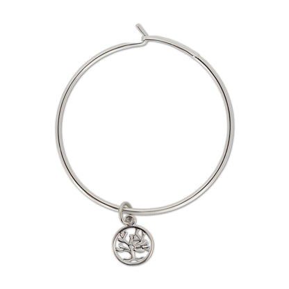 Lovita Silver Plated Charm Bangle Family Is Forever Duo Set