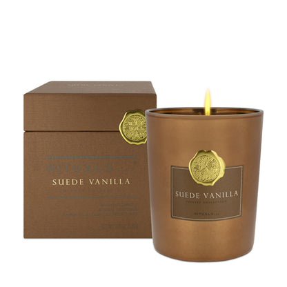 Rituals Suede Vanilla Candle | Elegant Home Fragrance