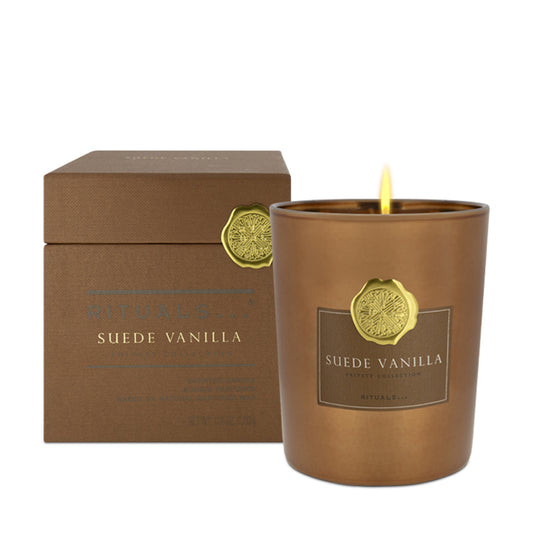 Rituals Suede Vanilla Candle | Elegant Home Fragrance