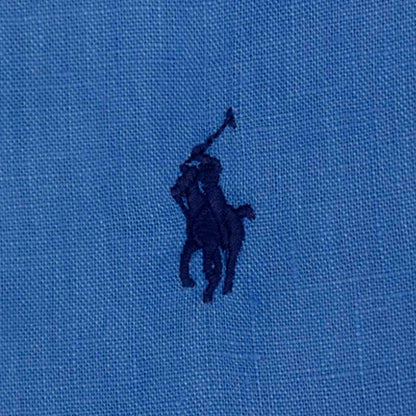 Ralph Lauren Polo Women's Classic Fit Linen Shirt Blue