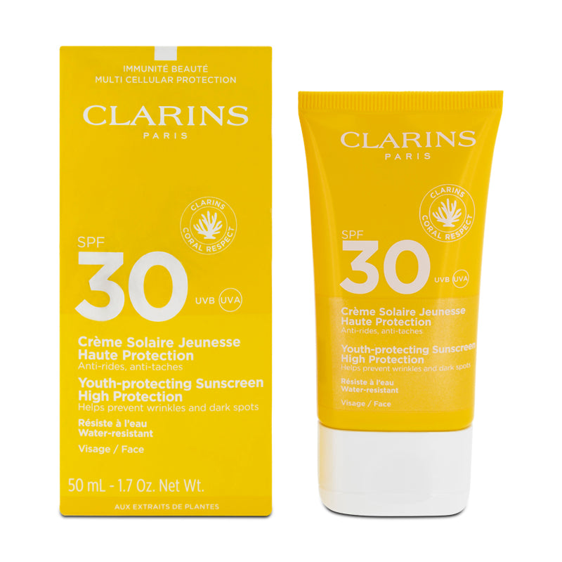 Clarins Youth-protecting Sunscreen SPF 30 50ml (Blemished Box)